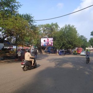 Outside Manimajra bus stand and mobile market